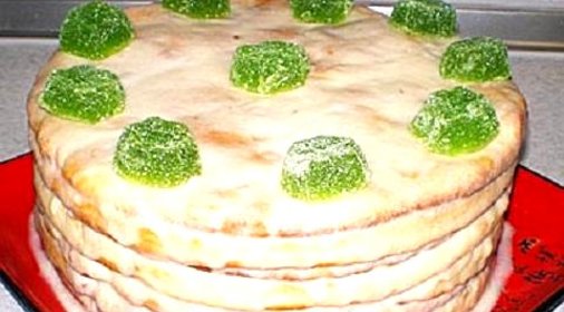 Торт творожный Наполеон