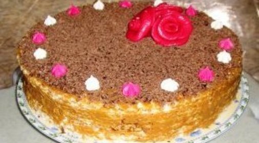 Вафельный торт