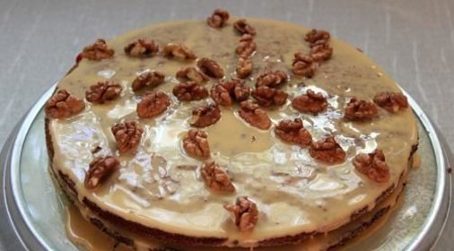 Торт с грецкими орехами