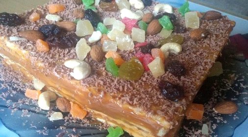 Вафельный торт