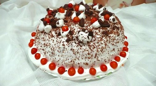 Бисквитный торт в мультиварке