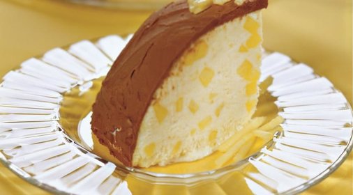 Ананасовый торт-мороженое