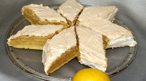 Лимонный торт-пирог