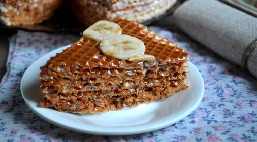 Торт из вафель