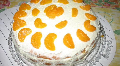 Мандариновый - торт