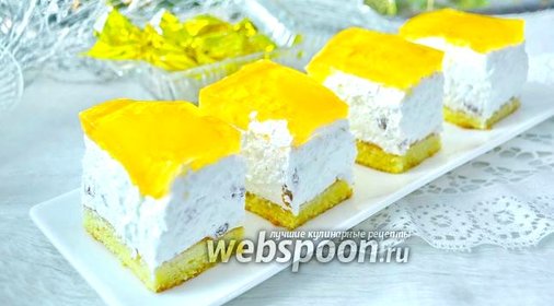 Творожный торт с желе