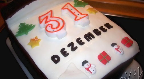 Новогодний торт Последний день календаря