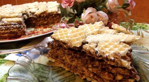 Вафельный торт по новому