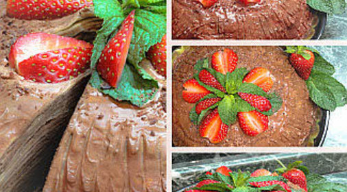 Шоколадный блинный торт