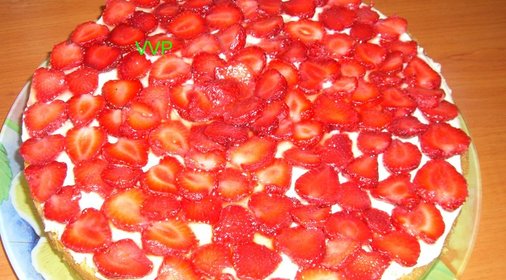 Мой вариант клубничного торта