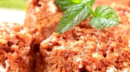 Ореховый торт с грильяжем