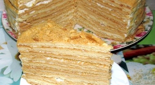Торт с сметанным кремом