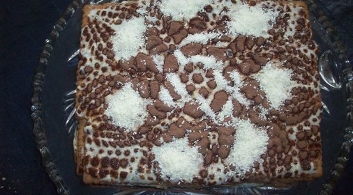 торт мятный простой