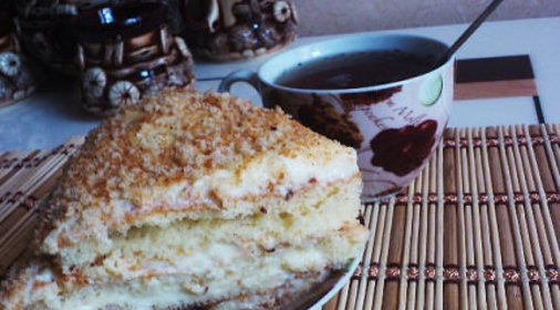 Творожный торт с черносливом