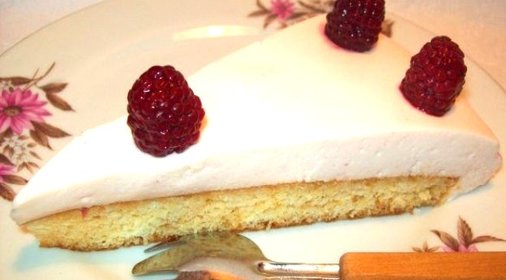 Торт с йогуртом и желатином