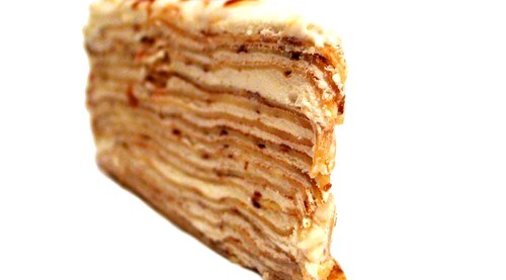 Торт «Наполеон» с орехами