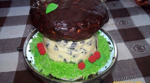 Торт Гриб на полянке