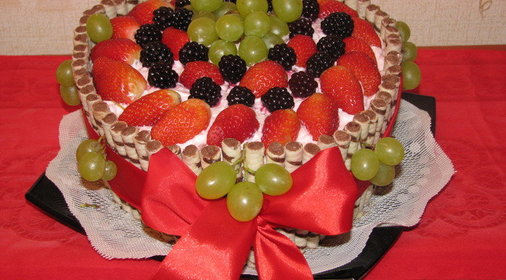 торт для влюбленных