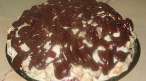 Торт Нежность (без выпечки)