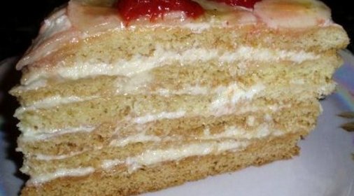 Банановый торт