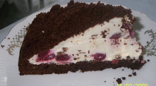 Торт Шоколадный муравейник с вишней