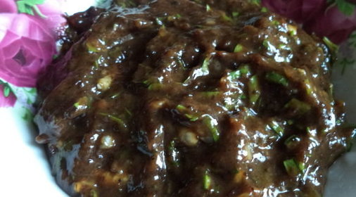 Бисквитный торт с сухарями