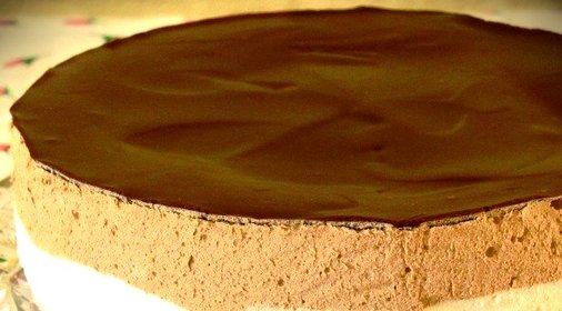 Шоколадное суфле для торта