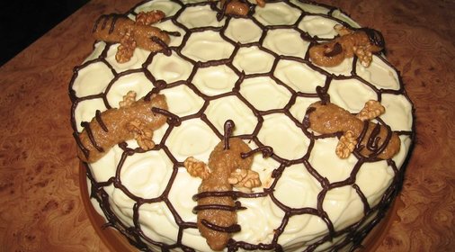 Торт Польский медовый или Пчелка