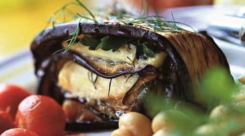 Торт Наполеон из баклажанов