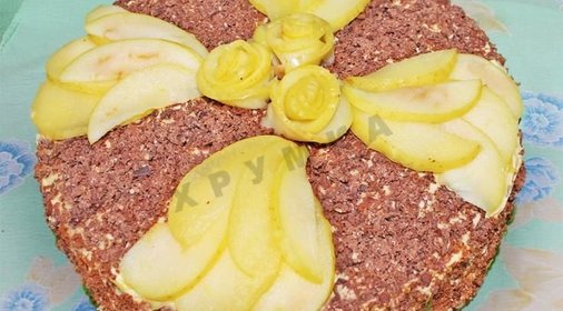 Торт Королевский с маком орехами изюмом