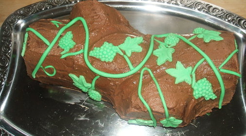 торт Виноградное полено