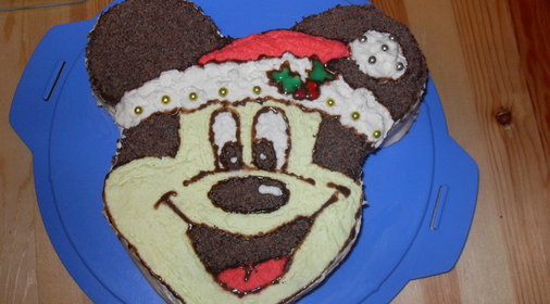 Торт Микки Маус (новогодний порадок Барбосу)
