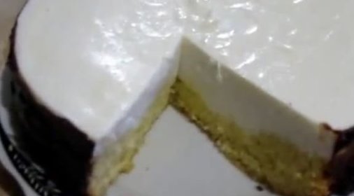 Торт с творожным суфле