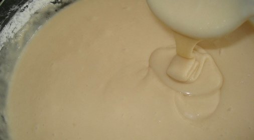 Бисквитное тесто на кефире