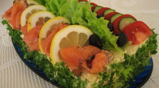 бутербродный торт