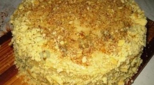 Вегетарианский торт Наполеон без яиц