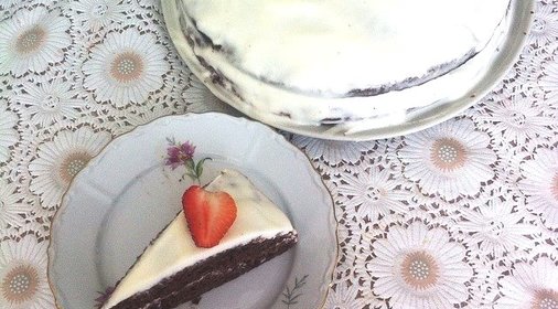 Черемуховый торт со сметанным кремом