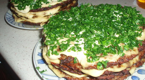 Печёночный торт