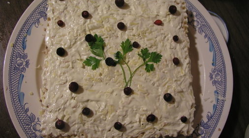 Рыбный тортик