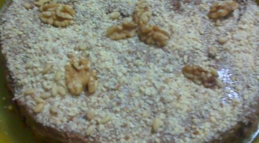 шоколадно-кокосовый торт