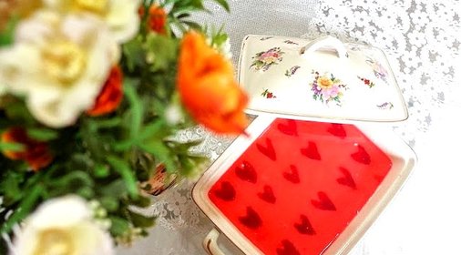 Торт с желе и бисквитом