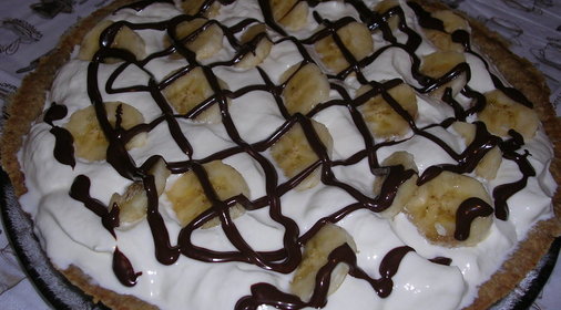 Бананово-карамельный торт