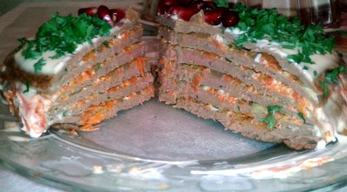 Печеночный торт