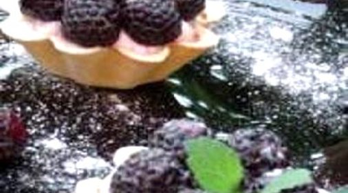 Песочные корзинки с йогуртовым кремом