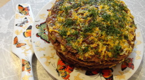 Печеночный торт