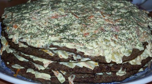 ПЕЧЕНОЧНЫЙ ТОРТ