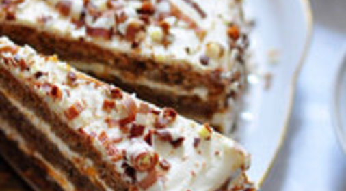 Ореховый торт на белках