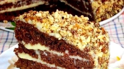 Шоколадный торт на кефире Фантастика