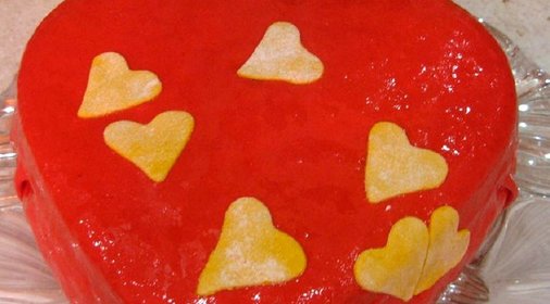 Торт Птичье молоко с мастикой