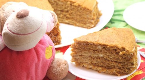 Торт «Медовая новинка»